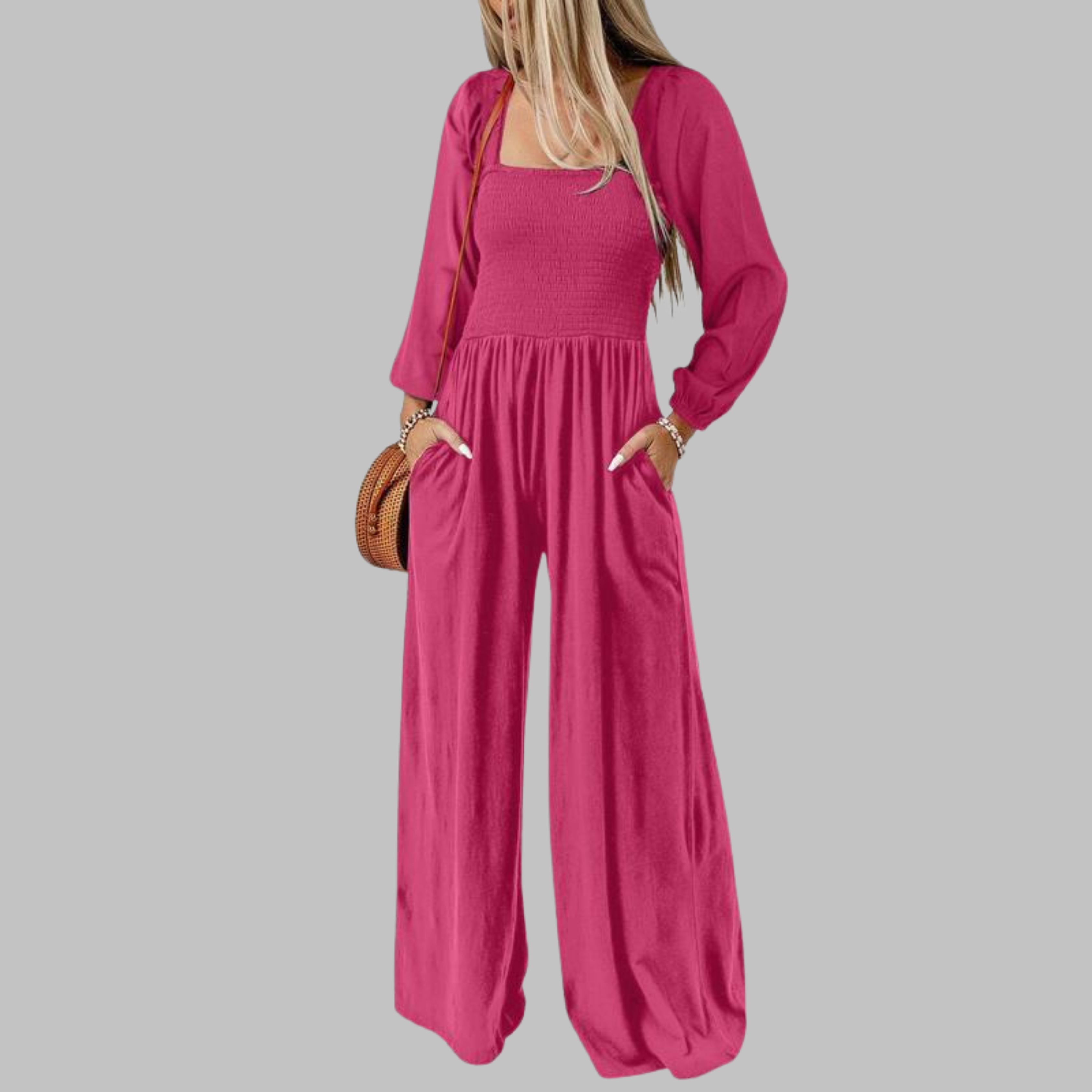 Vilora™  - Chic Loose Overall Wide Leg Jumpsuit
