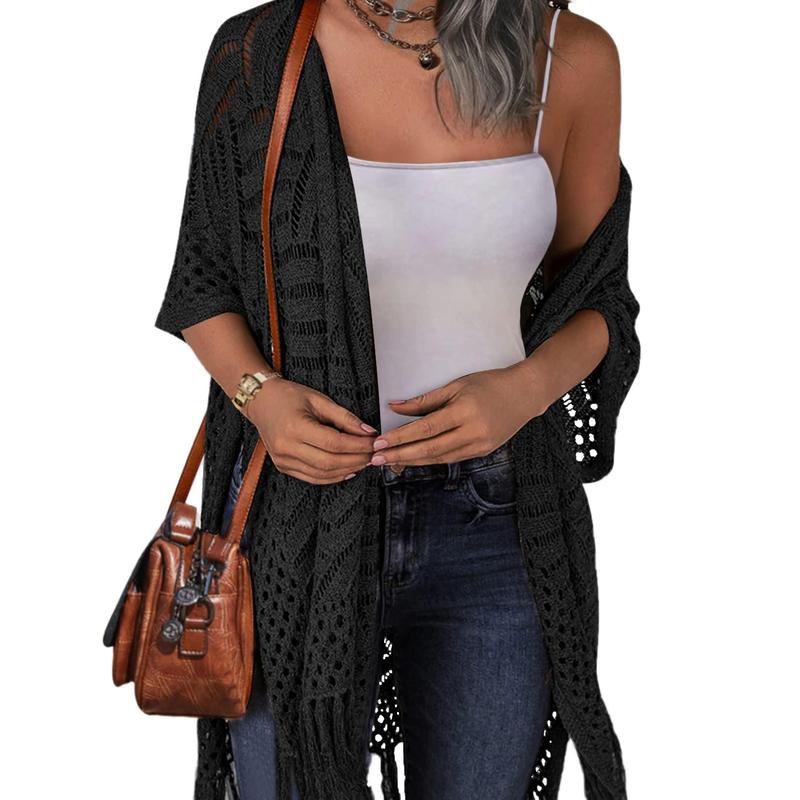 Vilora™  – Comfy Summer Hollow Tassel Outwear