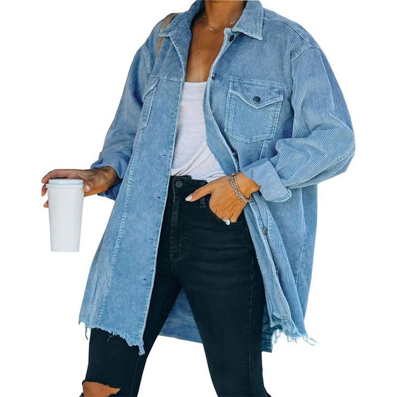 Vilora™ - Vintage Loose Oversized Button Down Jacket