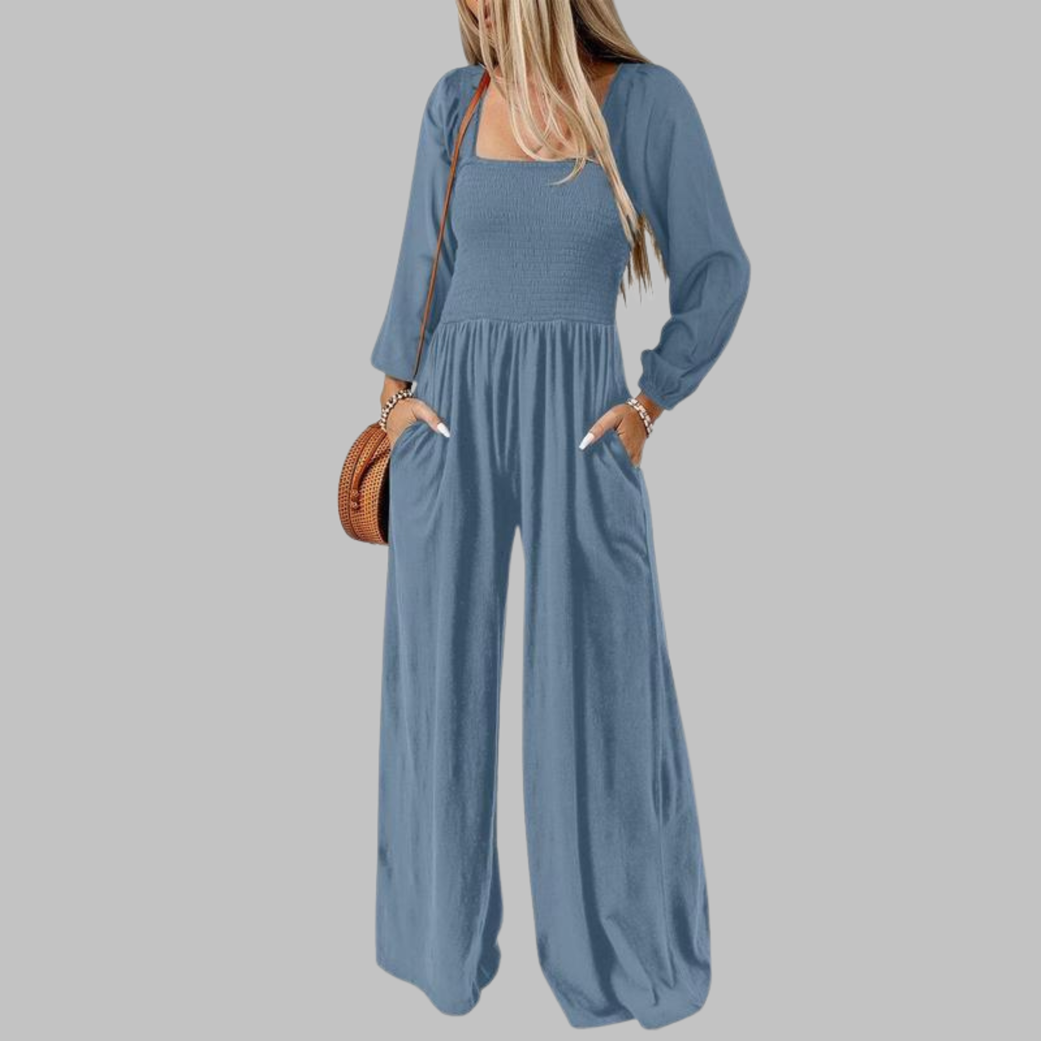 Vilora™  - Chic Loose Overall Wide Leg Jumpsuit