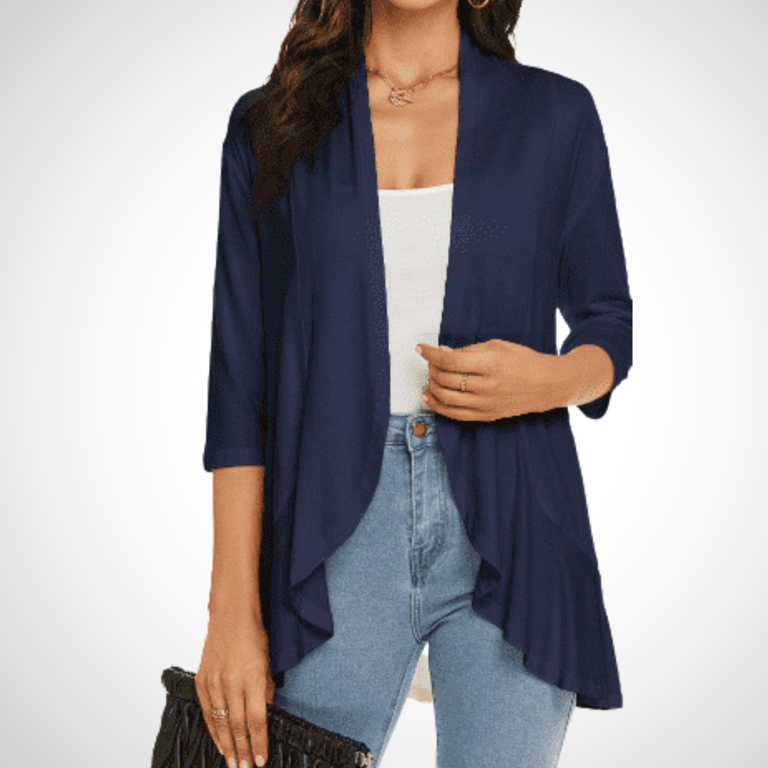 Vilora™  – Casual Summer Open Front Cover-Up Cardigan
