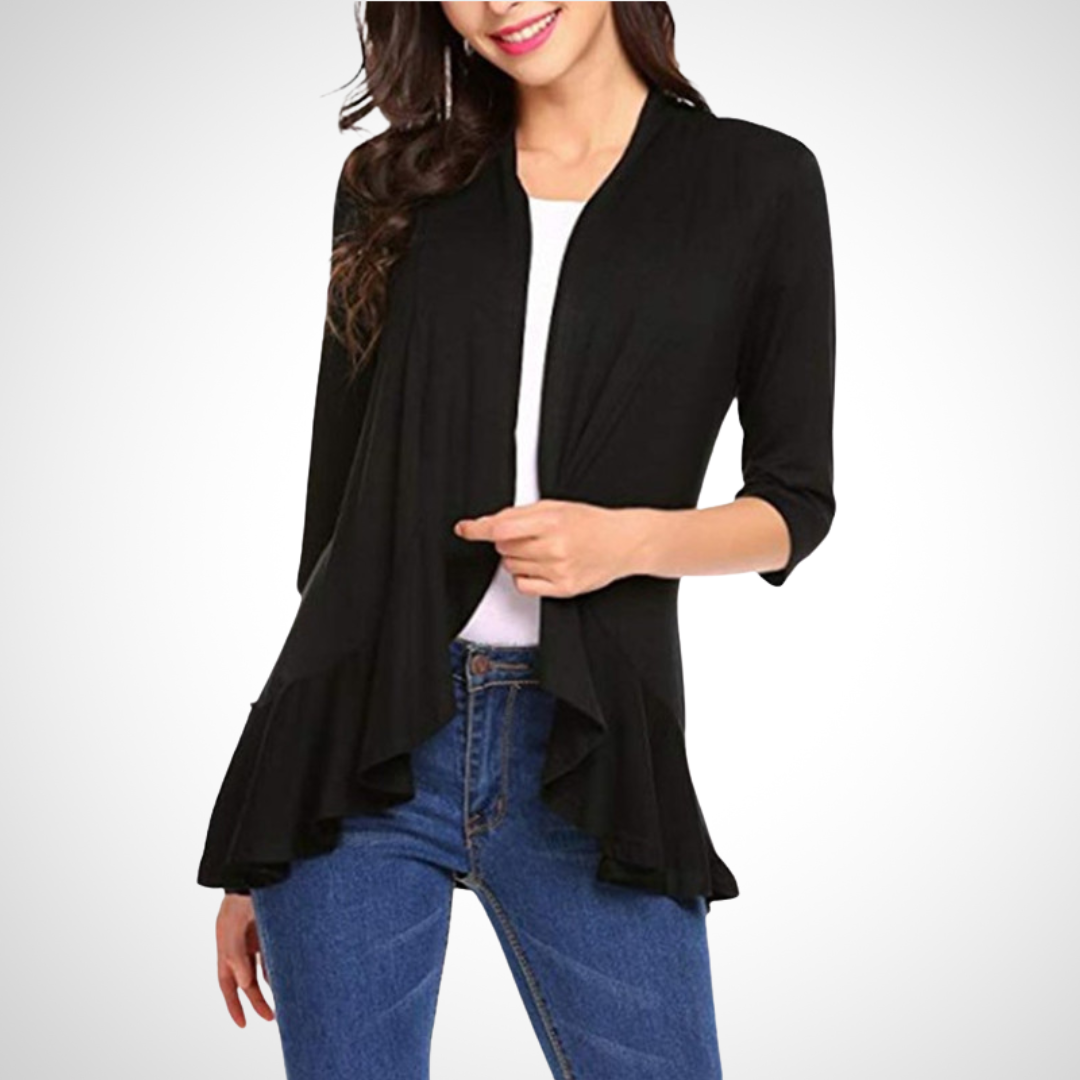 Vilora™  – Casual Summer Open Front Cover-Up Cardigan