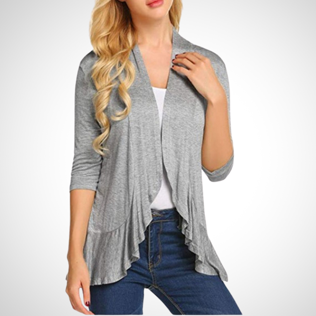 Vilora™  – Casual Summer Open Front Cover-Up Cardigan