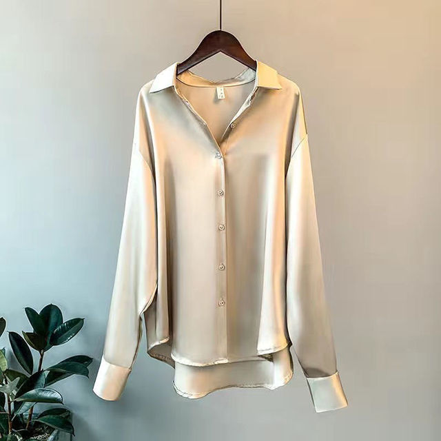 Vilora™ - Silky Long-Sleeve Blouse