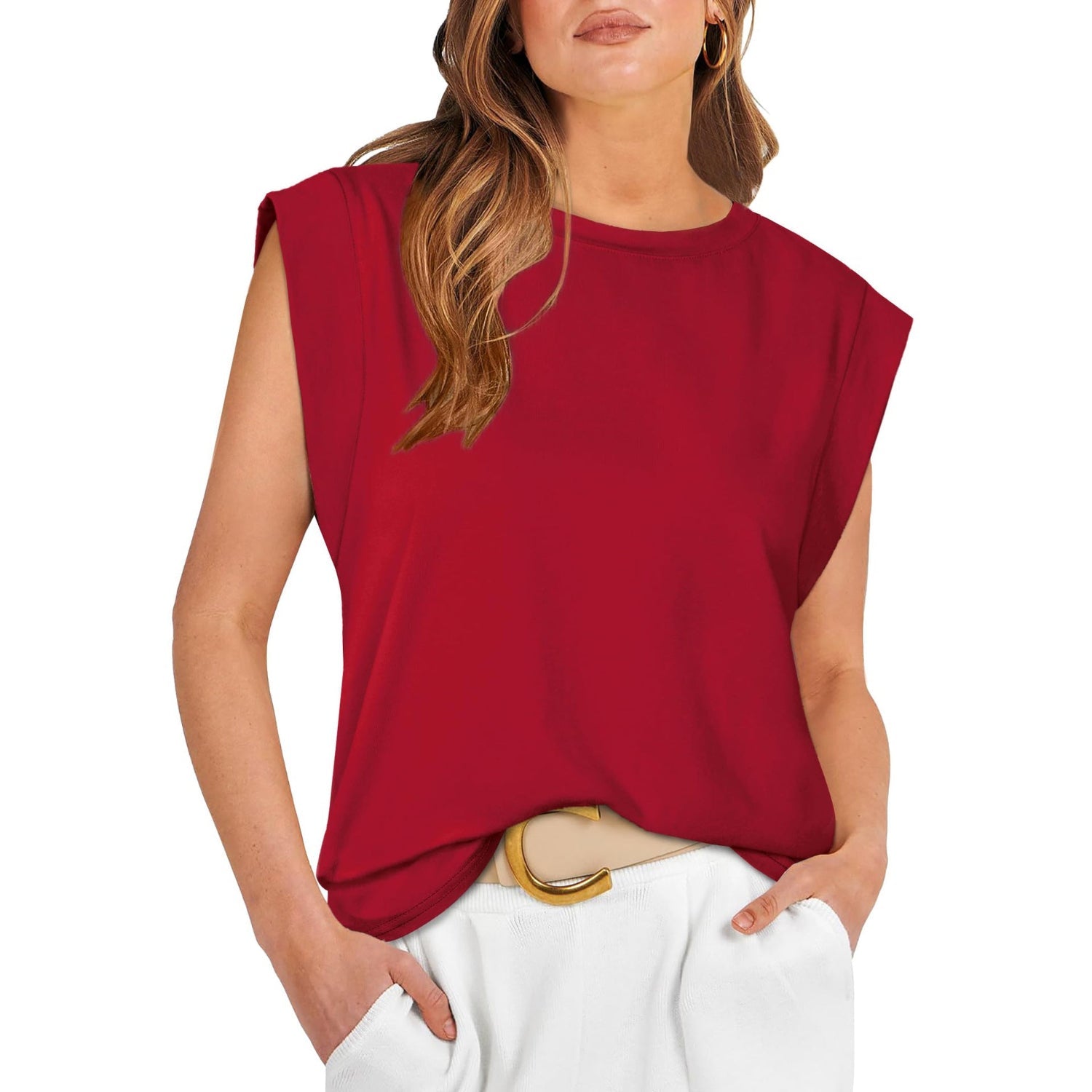 Vilora™  –  Comfy Loose Fit Crew Neck Summer Top