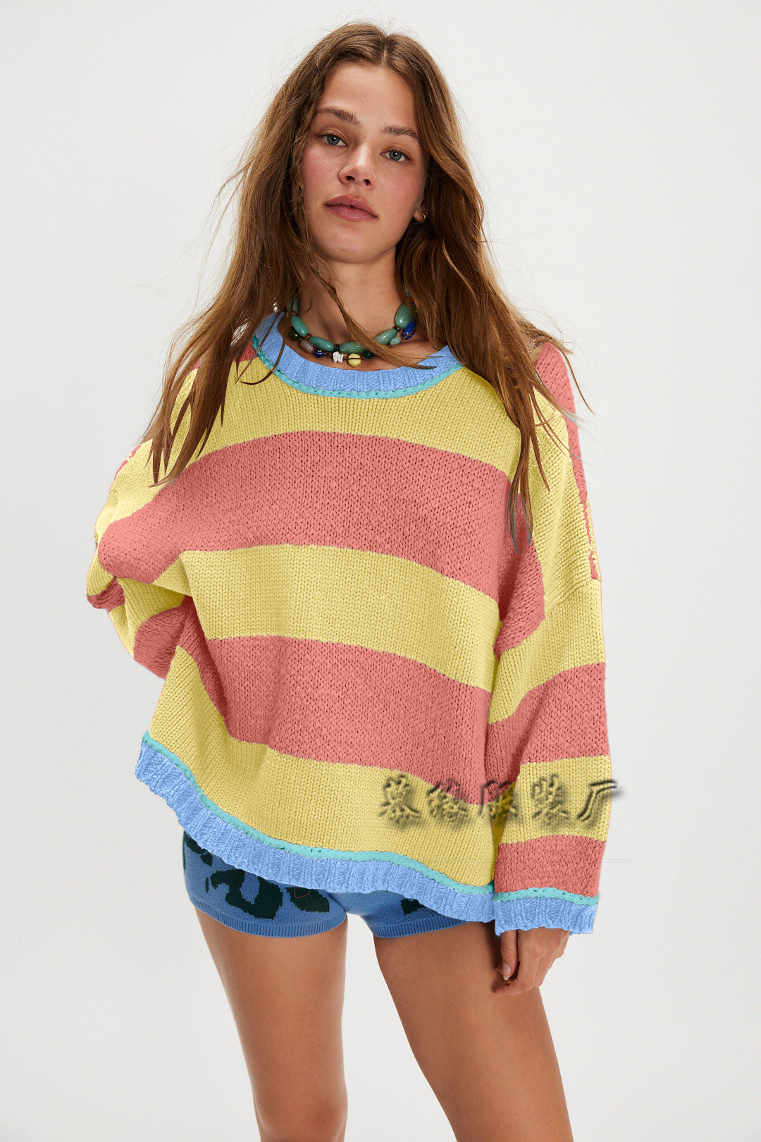 Vilora™  - Classic Striped Crew Neck Sweater