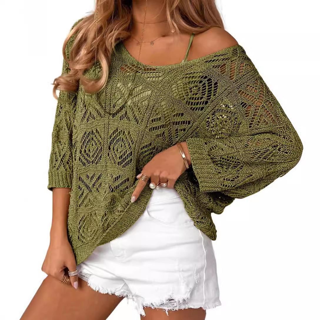 Vilora™  – Casual Lightweight Shoulder Summer Pullover