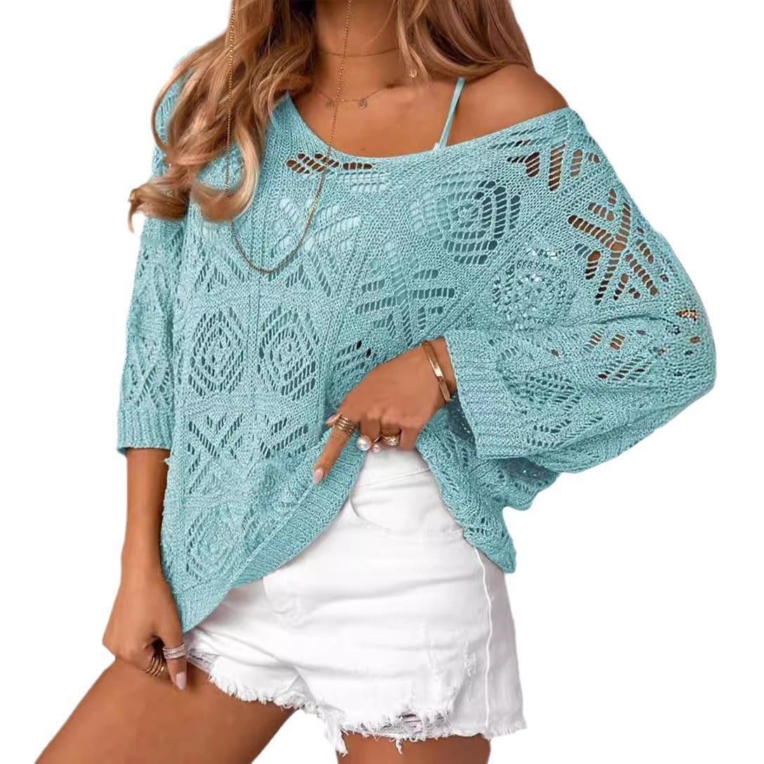 Vilora™  – Casual Lightweight Shoulder Summer Pullover