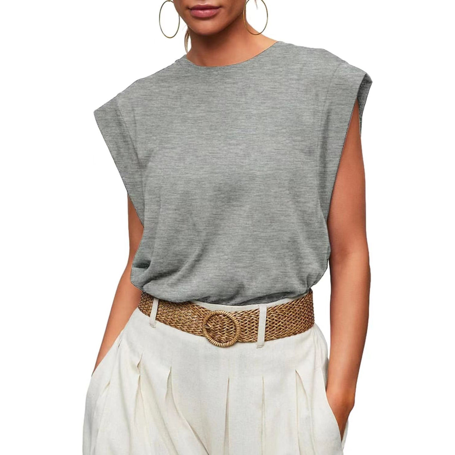 Vilora™  –  Comfy Loose Fit Crew Neck Summer Top