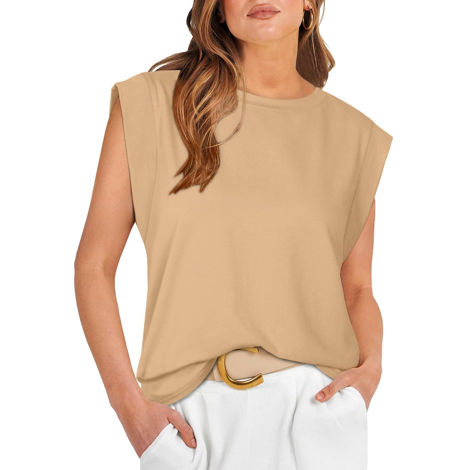 Vilora™  –  Comfy Loose Fit Crew Neck Summer Top
