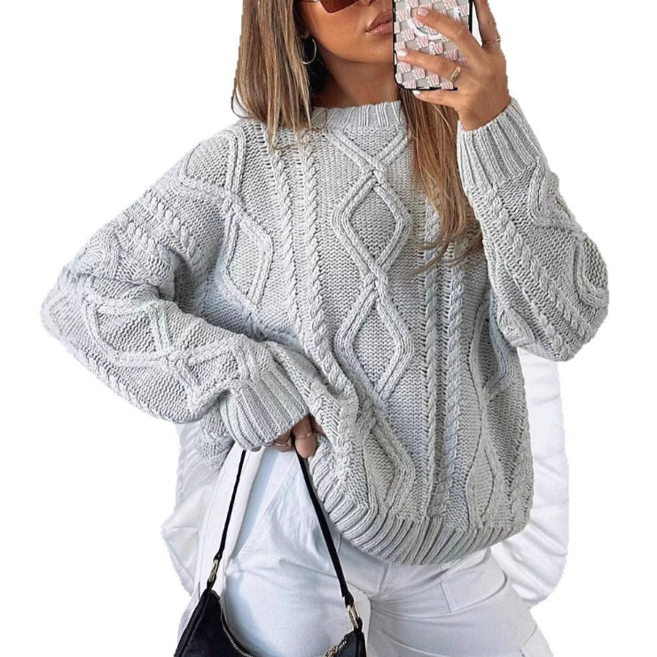 Vilora™  - Oversized Long Sleeve Sweater