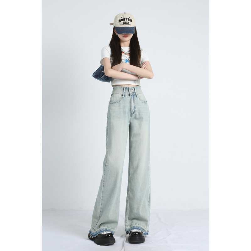 Vilora™  – Summer Loose Fit Hem Jeans