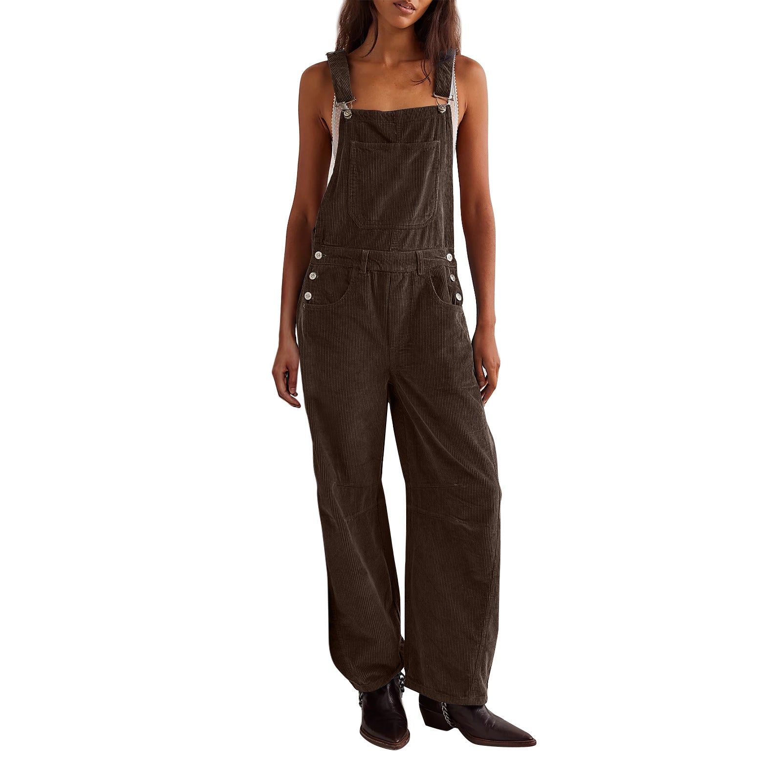 Vilora™  - Vintage Overalls Wide-Leg Adjustable Jumpsuit