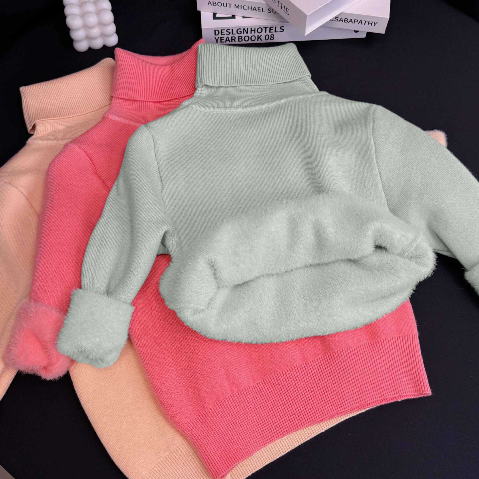 Vilora™  - Fleece-Lined Knit Sweater