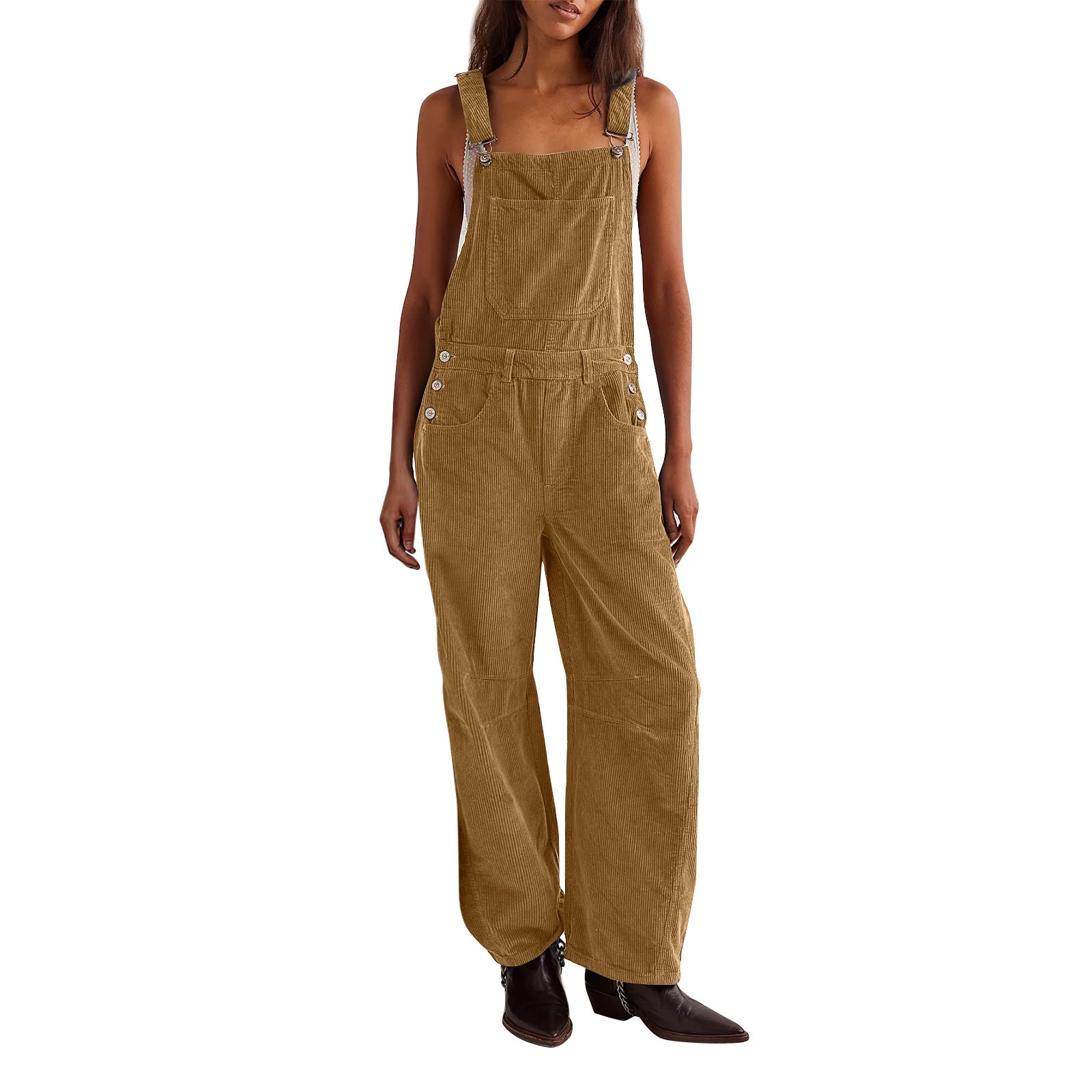 Vilora™  - Vintage Overalls Wide-Leg Adjustable Jumpsuit