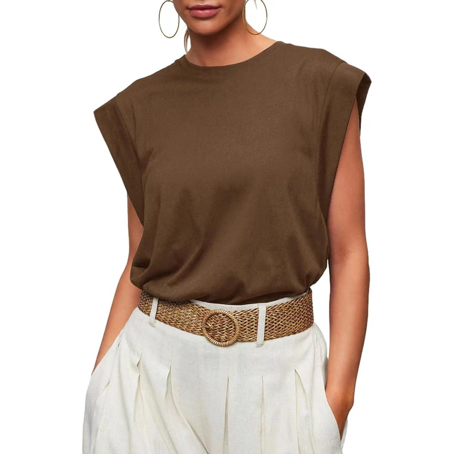 Vilora™  –  Comfy Loose Fit Crew Neck Summer Top