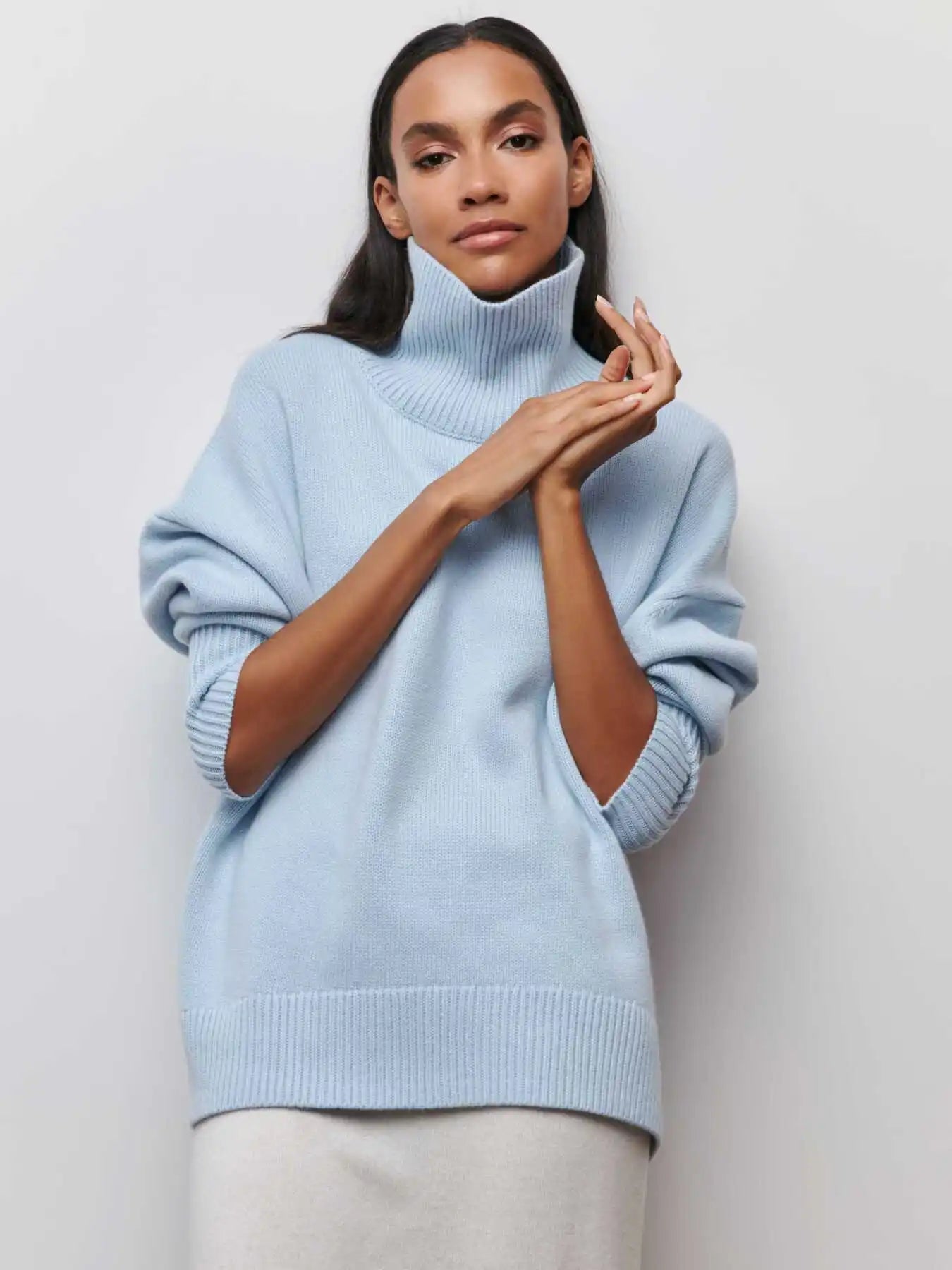 Vilora™  - Elegant Turtleneck Sweater