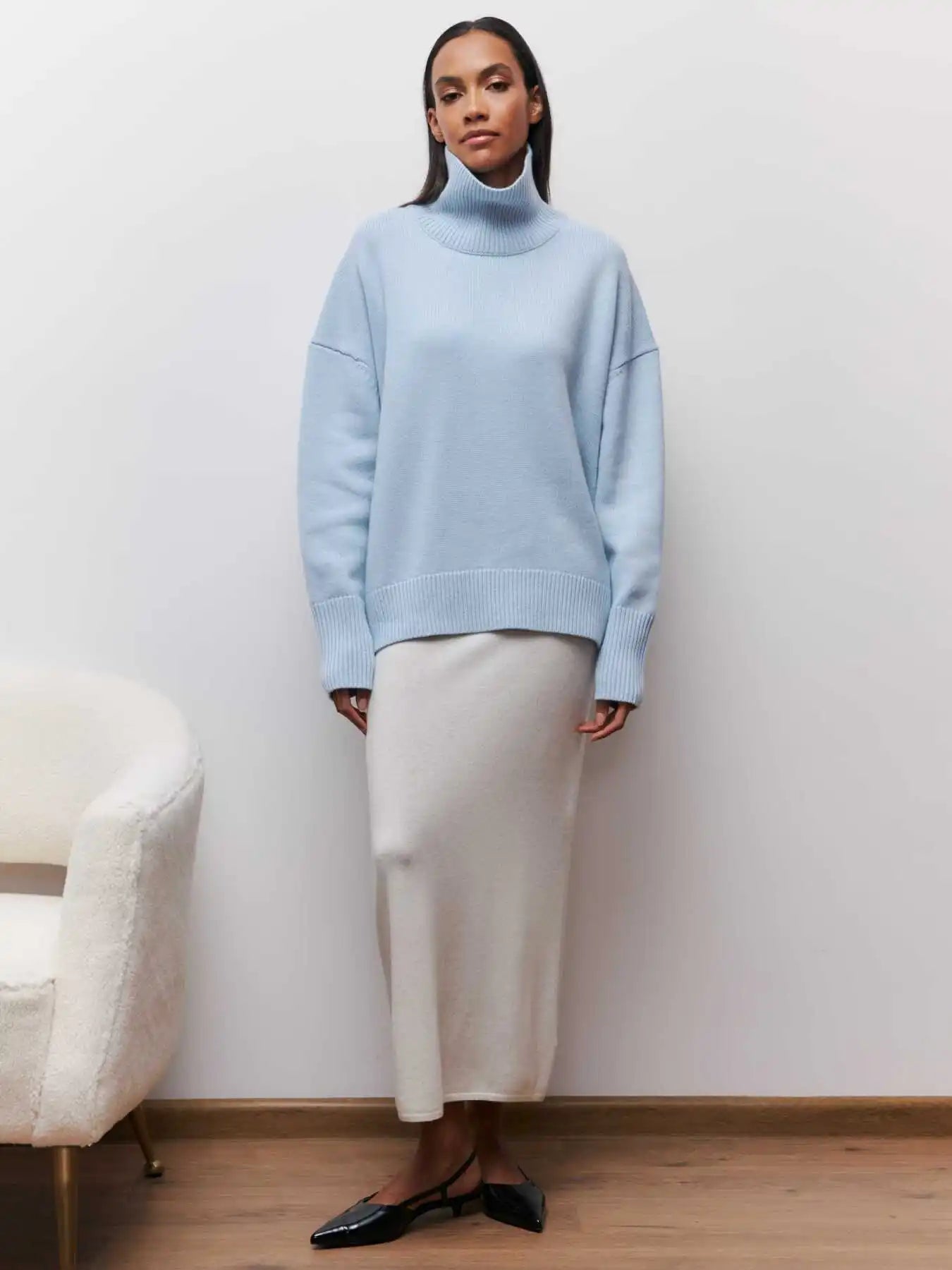 Vilora™  - Elegant Turtleneck Sweater
