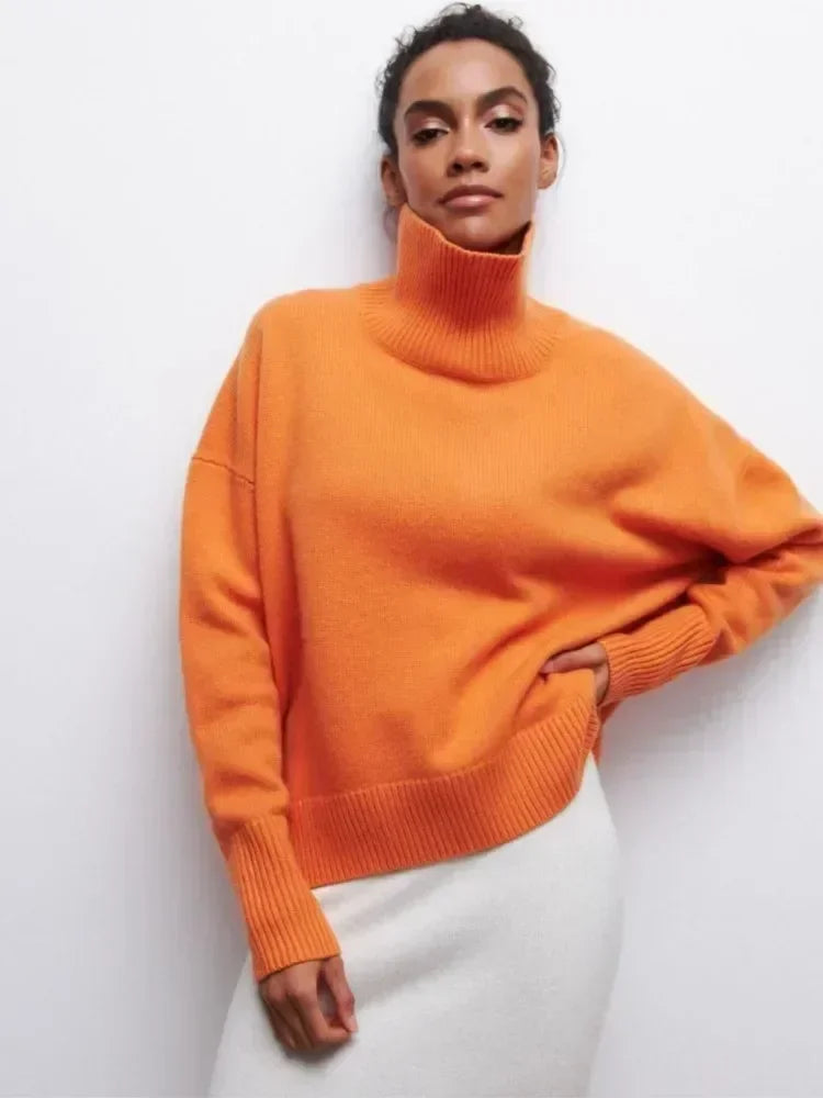 Vilora™  - Elegant Turtleneck Sweater