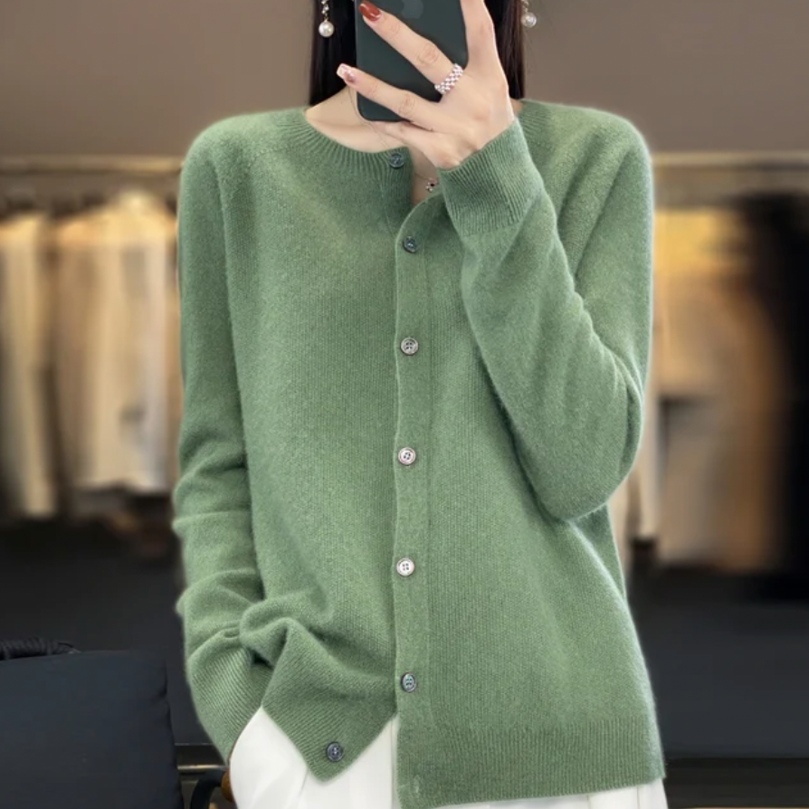 Vilora™  - Soft Button-Up Cardigan