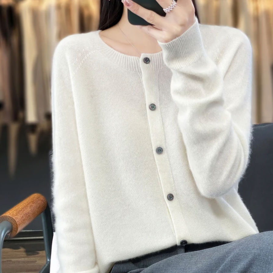 Vilora™  - Soft Button-Up Cardigan