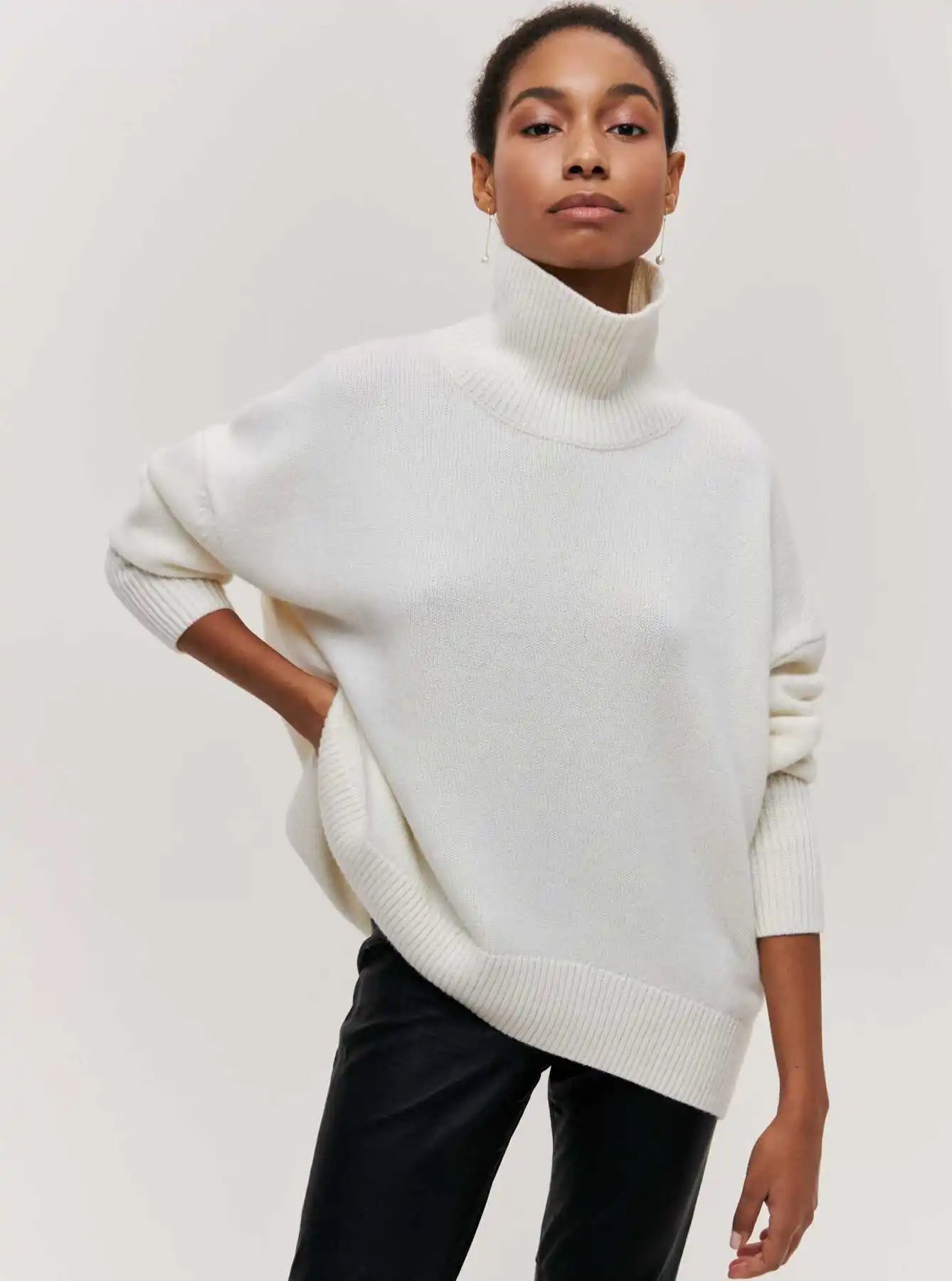 Vilora™  - Elegant Turtleneck Sweater