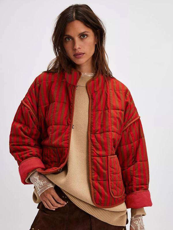 Vilora™  - Chic Print Style Long Sleeve Jacket