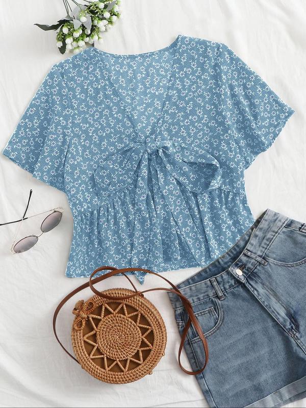 Vilora™  – V-Neck Flowy Top