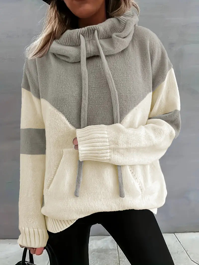 Vilora™  - Dual-Tone Cosy Hoodie