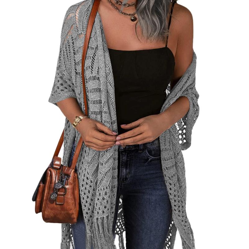 Vilora™  – Comfy Summer Hollow Tassel Outwear