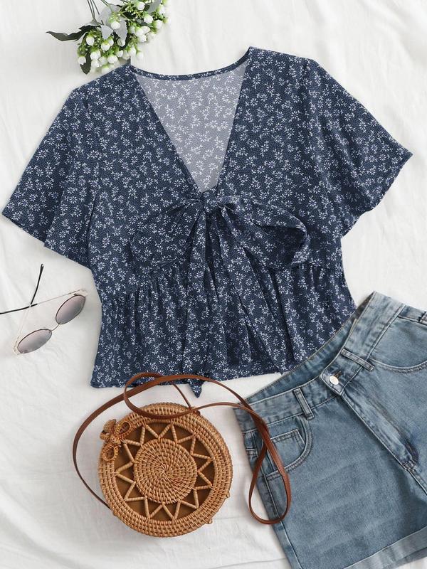 Vilora™  – V-Neck Flowy Top