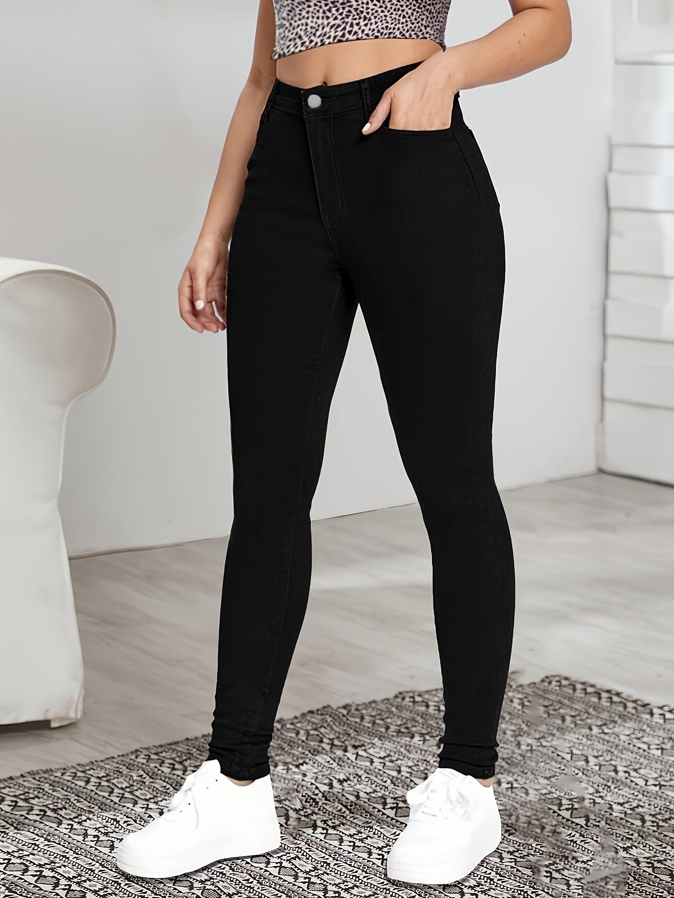 Vilora™  - Sleek High-Waist Skinny Jeans