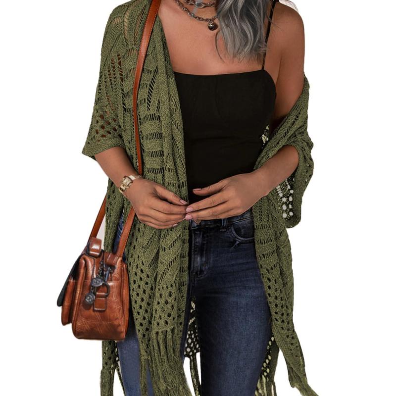 Vilora™  – Comfy Summer Hollow Tassel Outwear