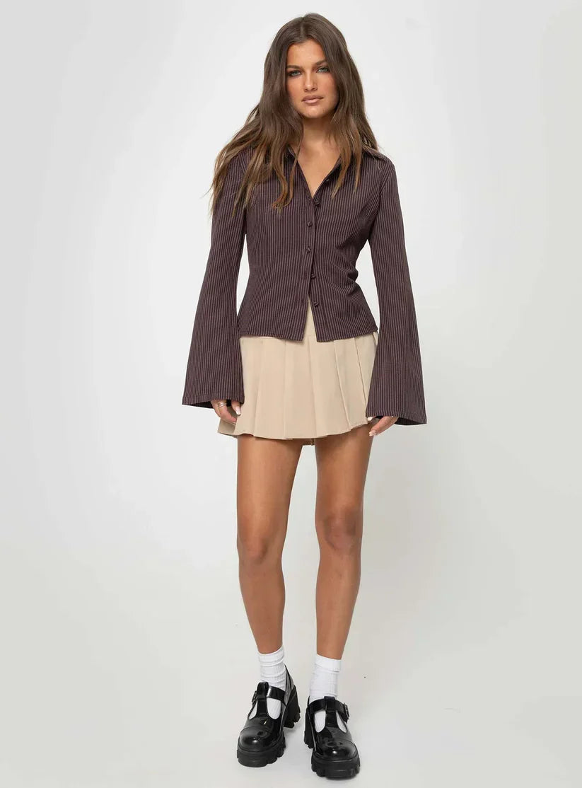 Vilora™  - Stylish Button-Up Top